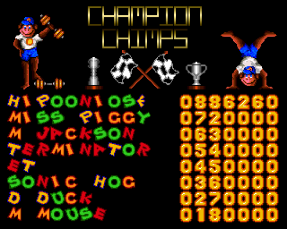 Charlie Chimp: Special Edition '97 Screenshot 22 (Amiga 500)