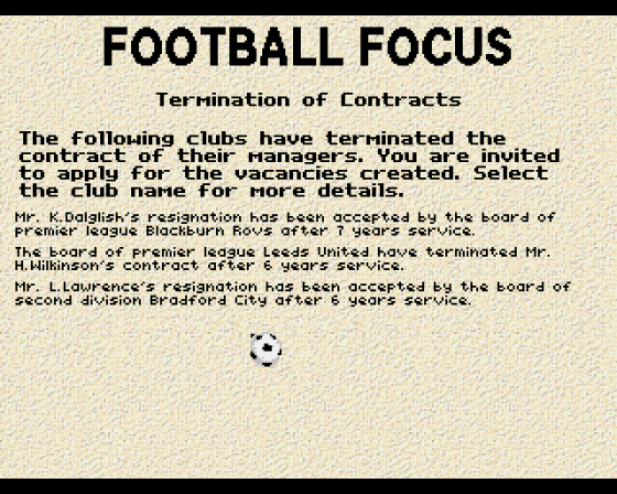 Player Manager 2 Screenshot 8 (Amiga 500)