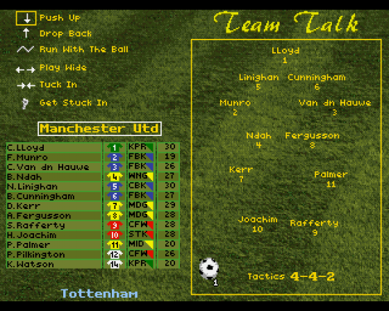 Player Manager 2 Screenshot 21 (Amiga 500)