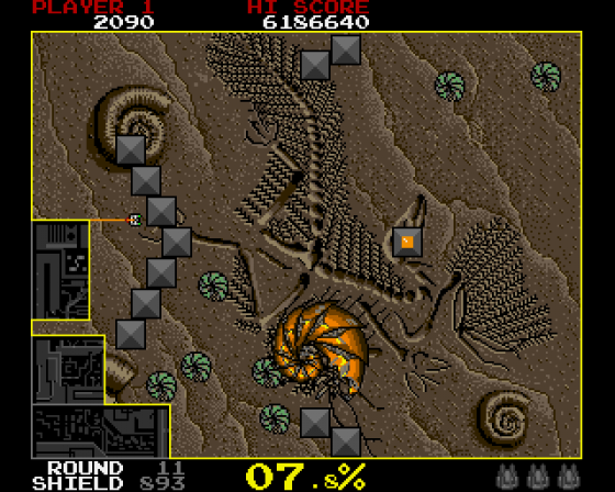 Volfied Screenshot 6 (Amiga 500)