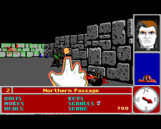 Catacomb 3-D: The Descent Screenshot 6 (Amiga 500)