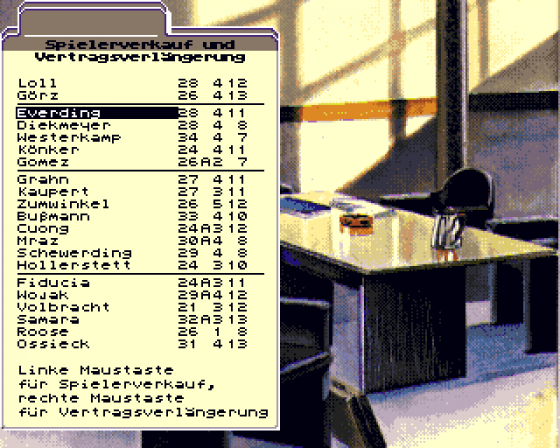 Anstoss Screenshot 8 (Amiga 500)