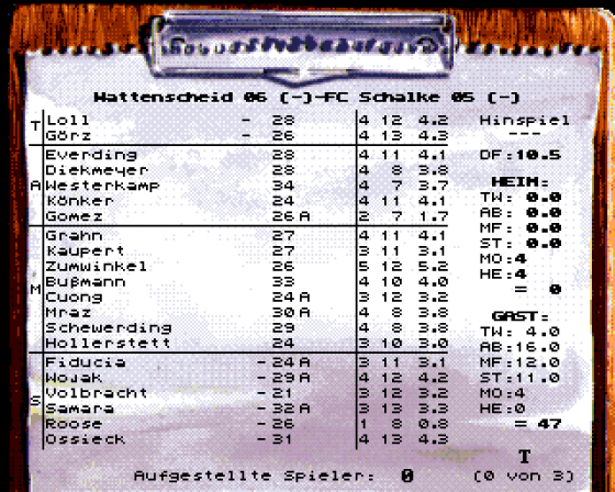 Anstoss Screenshot 12 (Amiga 500)