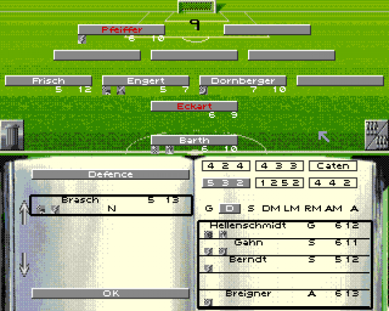 Anstoss: World Cup Edition Screenshot 10 (Amiga 500)