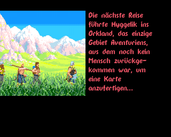 Schwarze Auge, Das: Die Schicksalsklinge Screenshot 8 (Amiga 500)