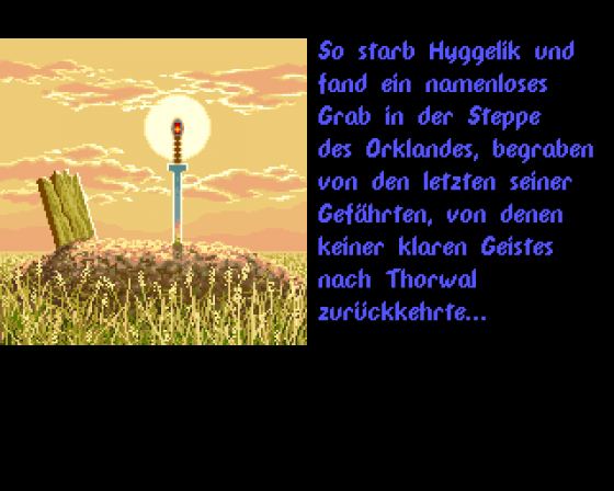 Schwarze Auge, Das: Die Schicksalsklinge Screenshot 10 (Amiga 500)