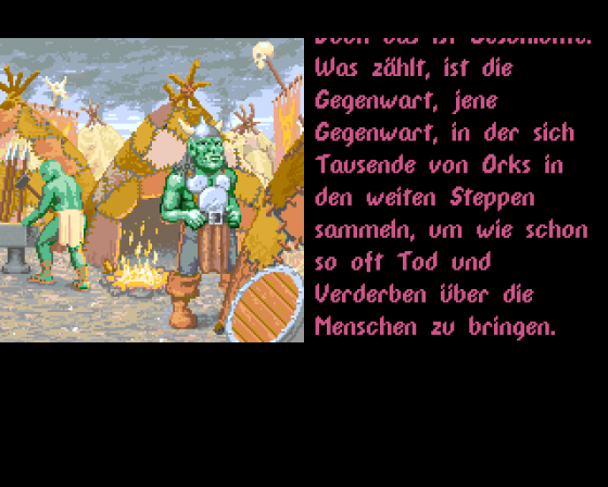 Schwarze Auge, Das: Die Schicksalsklinge Screenshot 11 (Amiga 500)