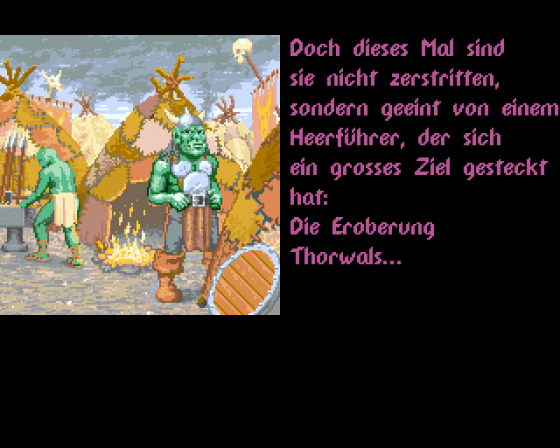 Schwarze Auge, Das: Die Schicksalsklinge Screenshot 12 (Amiga 500)