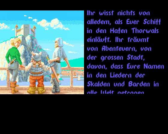 Schwarze Auge, Das: Die Schicksalsklinge Screenshot 13 (Amiga 500)