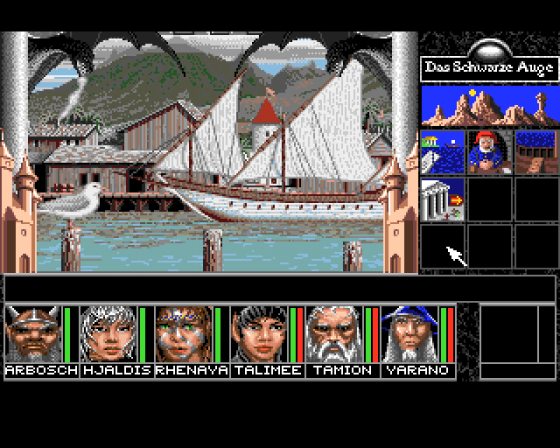 Schwarze Auge, Das: Die Schicksalsklinge Screenshot 26 (Amiga 500)