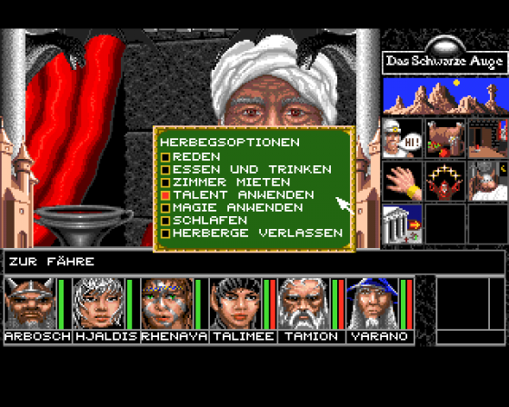 Schwarze Auge, Das: Die Schicksalsklinge Screenshot 32 (Amiga 500)