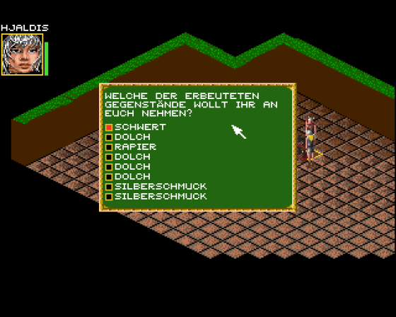 Schwarze Auge, Das: Die Schicksalsklinge Screenshot 43 (Amiga 500)
