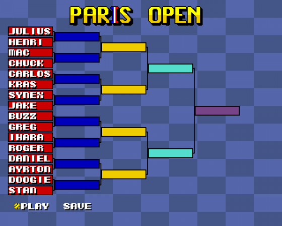 Super Tennis Champs Screenshot 10 (Amiga 500)