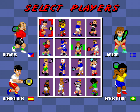 Super Tennis Champs Screenshot 13 (Amiga 500)