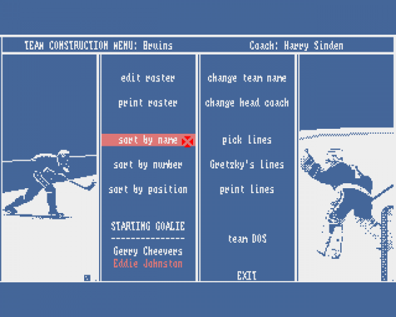 Wayne Gretzky Hockey Screenshot 8 (Amiga 500)