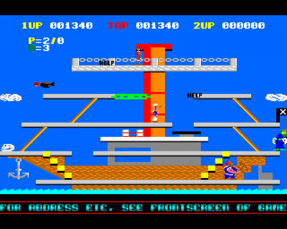 The Real Popeye Screenshot 8 (Amiga 500)