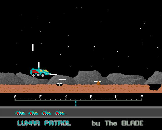 Lunar Patrol Screenshot 8 (Amiga 500)