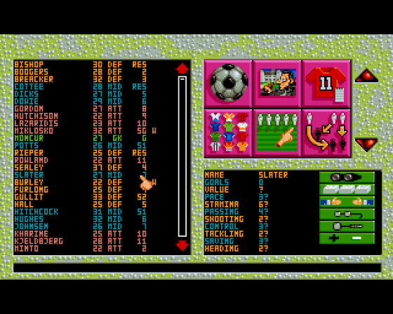 Club & Country Screenshot 5 (Amiga 500)