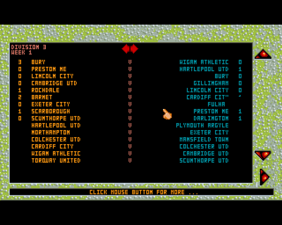 Club & Country Screenshot 10 (Amiga 500)