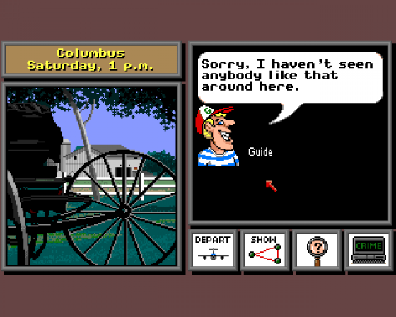 Where In The USA Is Carmen Sandiego? Screenshot 5 (Amiga 500)