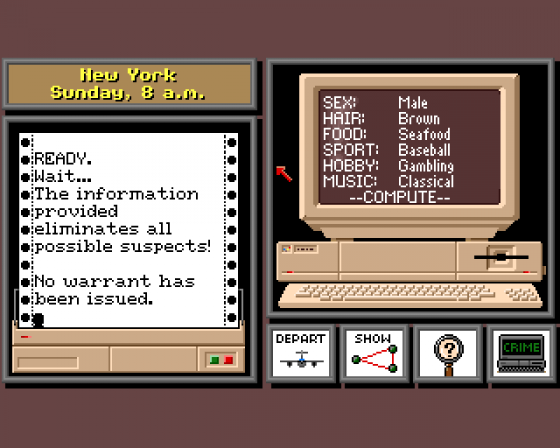 Where In The USA Is Carmen Sandiego? Screenshot 7 (Amiga 500)