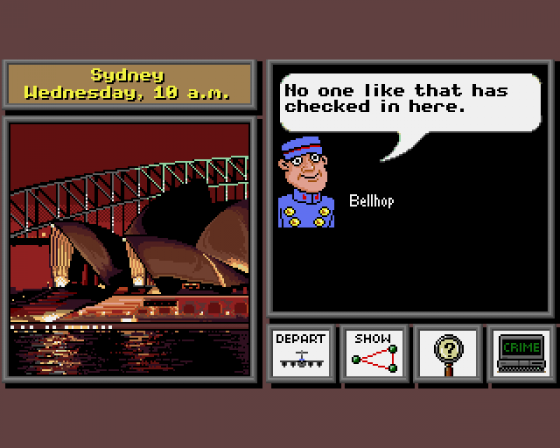 Where in the World is Carmen Sandiego? Screenshot 7 (Amiga 500)