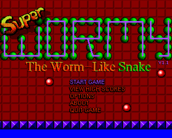 Super Wormy the Worm-Like Snake