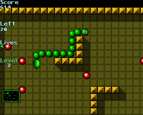 Super Wormy the Worm-Like Snake Screenshot 8 (Amiga 500)