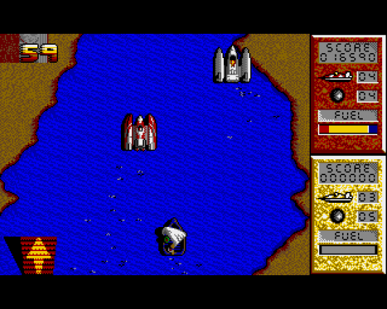Pro Powerboat Simulator Screenshot 9 (Amiga 500)