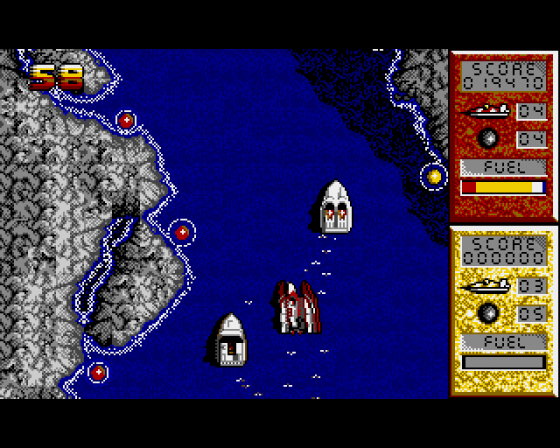 Pro Powerboat Simulator Screenshot 10 (Amiga 500)