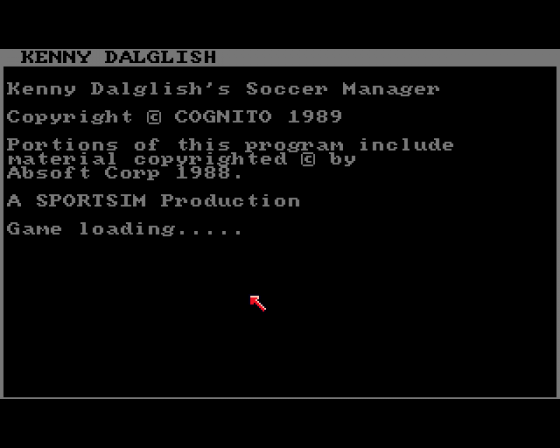 Kenny Dalglish's Soccer Manager