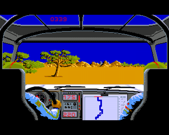 Paris Dakar 1990 Screenshot 8 (Amiga 500)