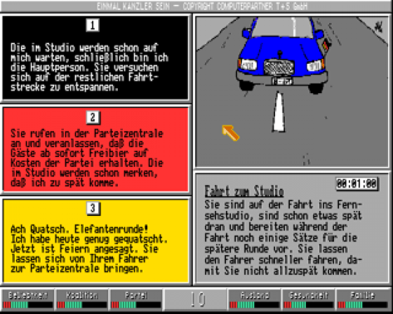 Einmal Kanzler sein Screenshot 6 (Amiga 500)