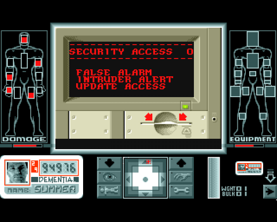 Corporation Screenshot 8 (Amiga 500)