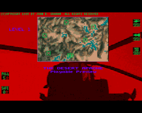 Desert Apache Screenshot 11 (Amiga 500)