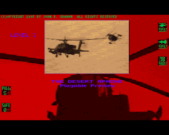 Desert Apache Screenshot 12 (Amiga 500)