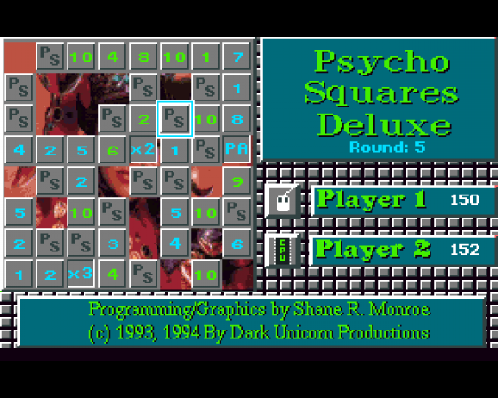 Psycho Squares Deluxe Screenshot 5 (Amiga 500)