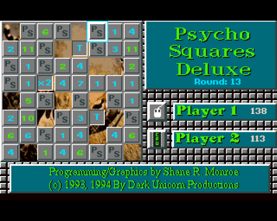 Psycho Squares Deluxe Screenshot 13 (Amiga 500)