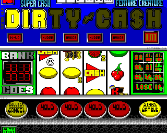 Dirty Cash: The Fruit Machine Screenshot 10 (Amiga 500)