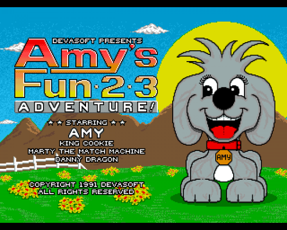 Amy's Fun-2-3 Adventure!