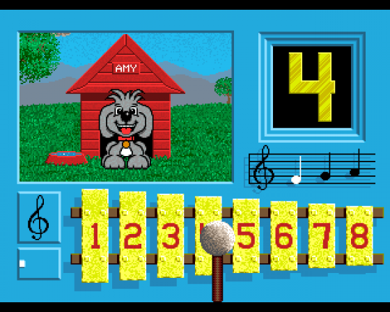 Amy's Fun-2-3 Adventure! Screenshot 7 (Amiga 500)