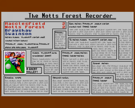 Multi Player Soccer Manager Screenshot 10 (Amiga 500)