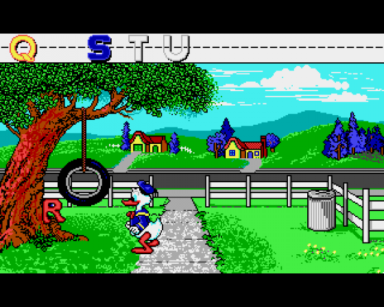 Donald's Alphabet Chase Screenshot 5 (Amiga 500)