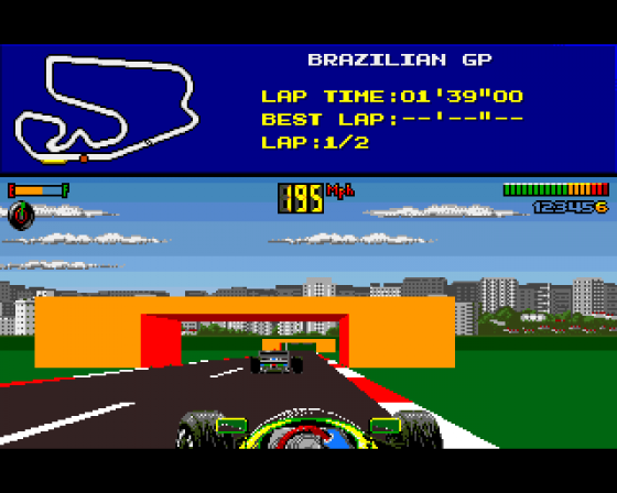 F1 Formula 1 World Championship Screenshot 8 (Amiga 500)