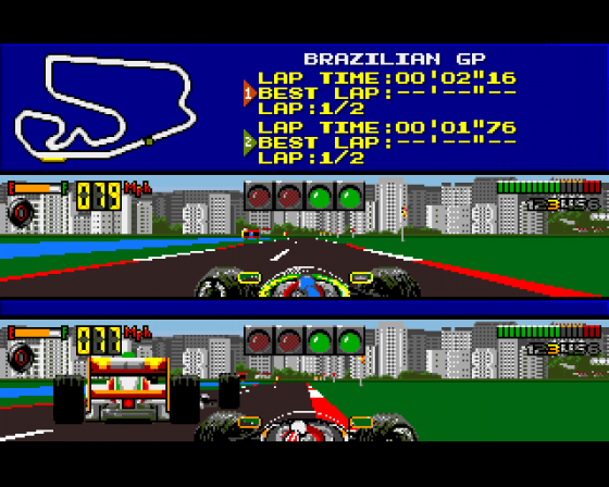 F1 Formula 1 World Championship Screenshot 13 (Amiga 500)