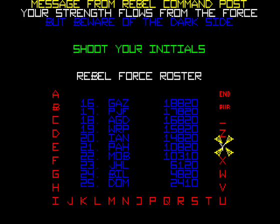 The Empire Strikes Back Screenshot 9 (Amiga 500)