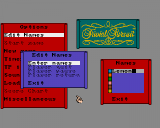 Trivial Pursuit: Amiga Genus Edition