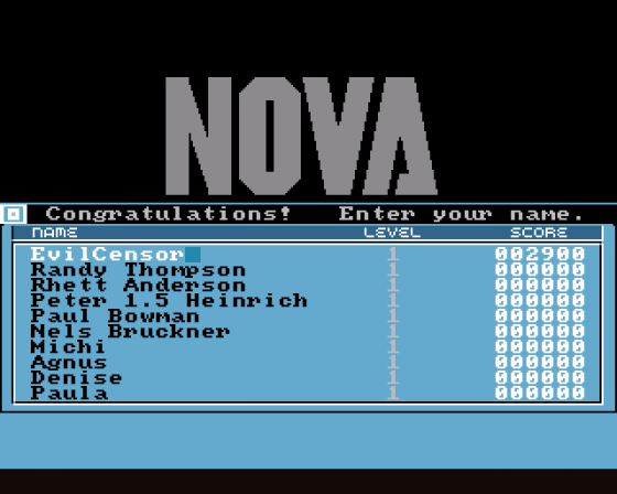 Nova 9: The Return of Gir Draxon Screenshot 15 (Amiga 500)