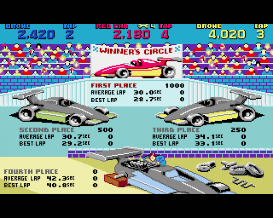 Super Sprint Screenshot 8 (Amiga 500)