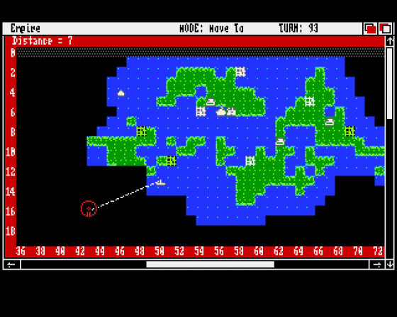 Empire: Wargame of the Century Screenshot 18 (Amiga 500)